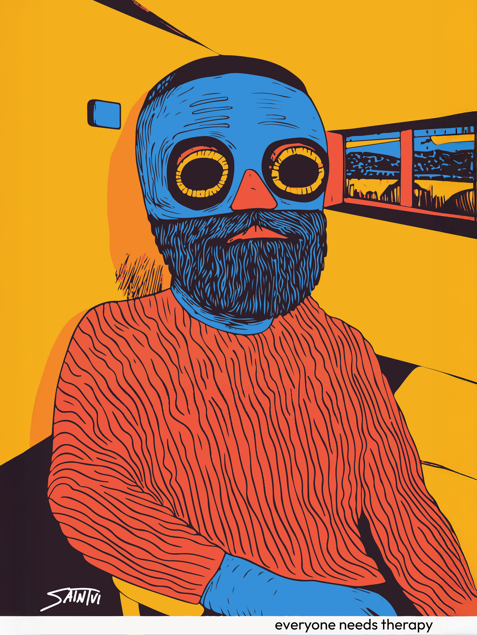 Everyone Needs Therapy Print