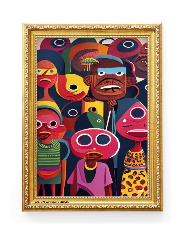 35″ x 50″ All His Ancestors