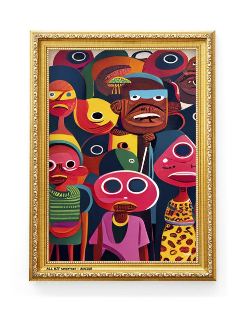 35″ x 50″ All His Ancestors