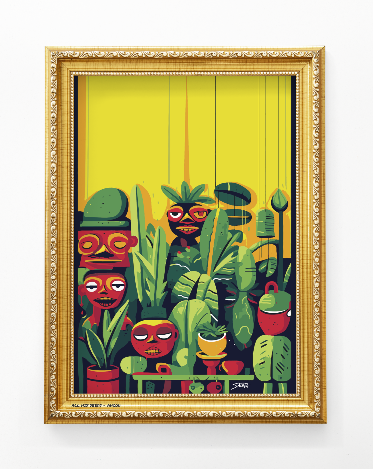 35″ x 50″ All His Seeds